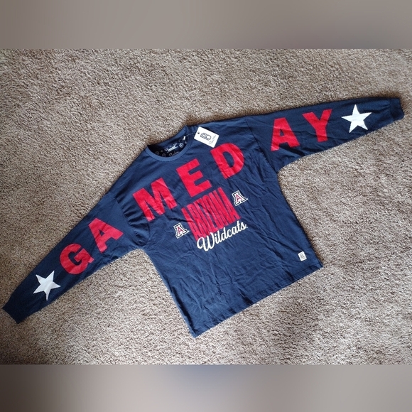 Pressbox Other - Arizona Wildcats Game Day Long Sleeve Shirt NWT